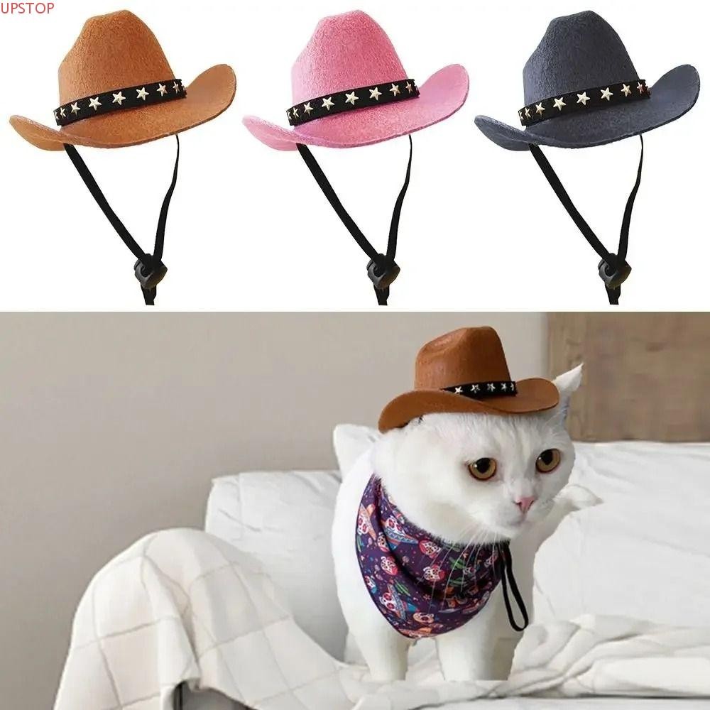 Chapéu Para Cachorro De Estimação UPSTOP , Bonés Ajustáveis Gatos E Cães De Verão , Acessórios Engraçados Animais , Fant