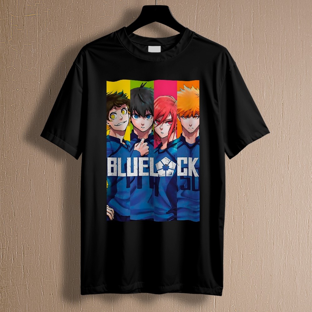 Linda Camisa Camisa Camiseta Blue Lock Hyoma Chigiri Rensuke Kunigami Meguru Futebol Anime REF 2584 Fluxo Geek Premium E