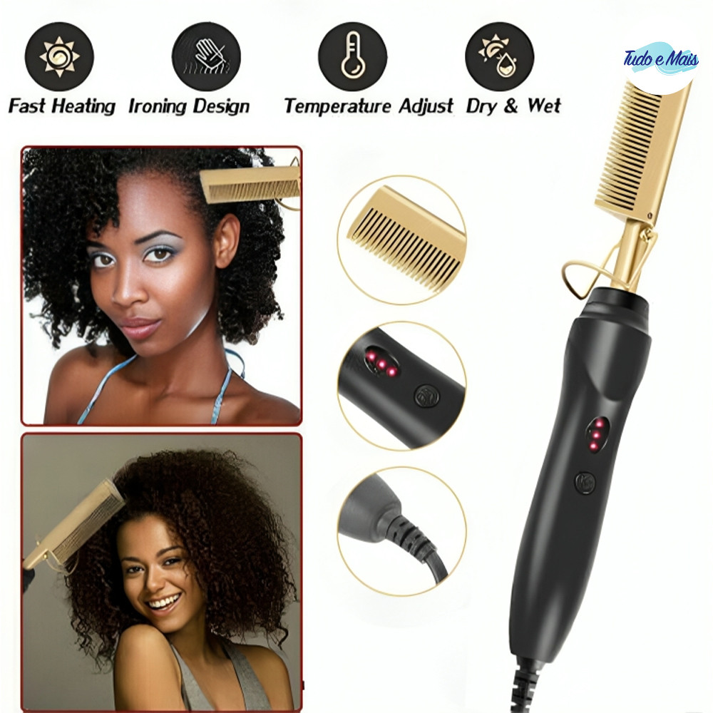 Prancha De Cabelo Portátil : Reto E Ondulado Com Tecnologia Cerâmica-Ferramenta De Viagem Profissional , Design A