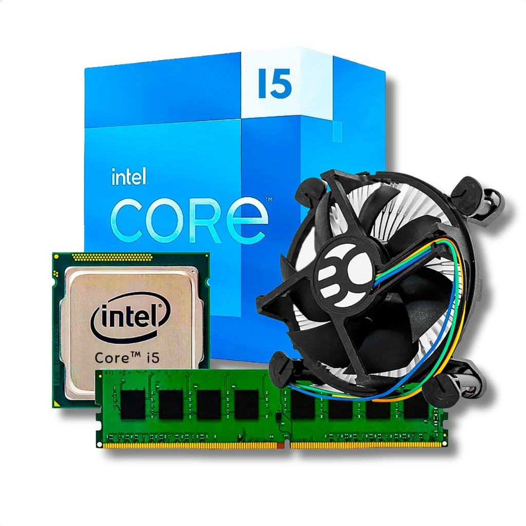 Kit Upgrade Intel i5 3470 Placa H61 16GB DDR3 Cooler Preto