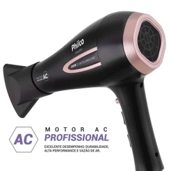 Secador De Cabelo Com íons 2100W Philco PSA3250 110V