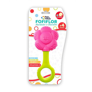 Chocalho Com Mordedor Pais e Filhos Fofiflor em Oferta na Shopee