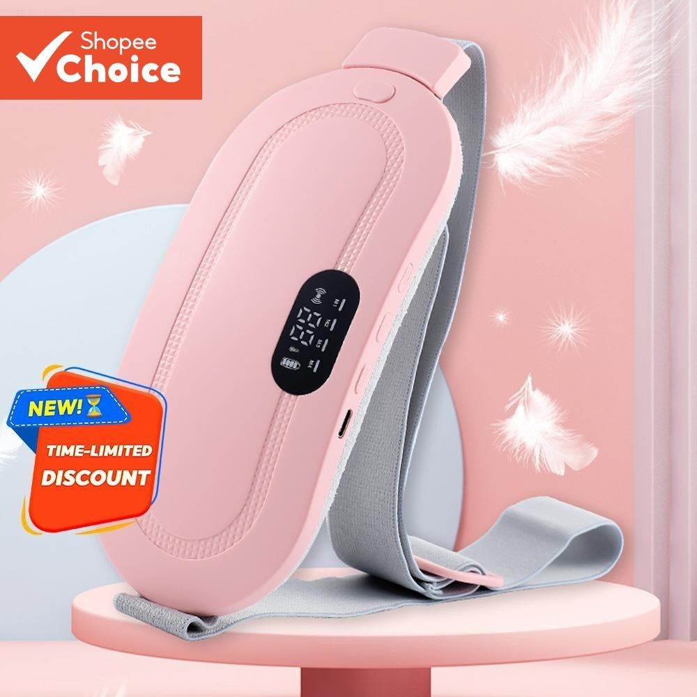 Cinto De Massagem De Cintura Com Aquecimento Elétrico , Almofada De Menstrual Abdominal , Palácio Quente Para Alívio De