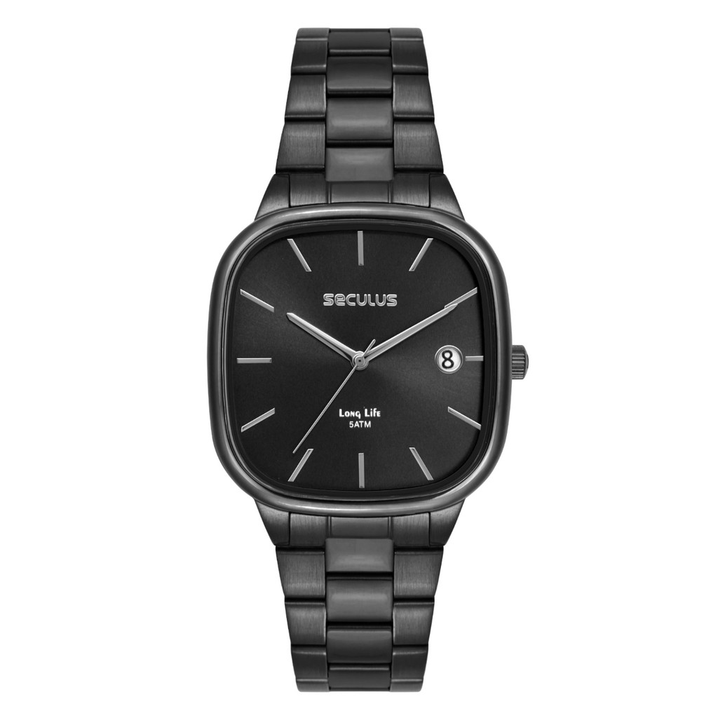 Relógio Seculus Long Life 77335GPSVPA3 Preto
