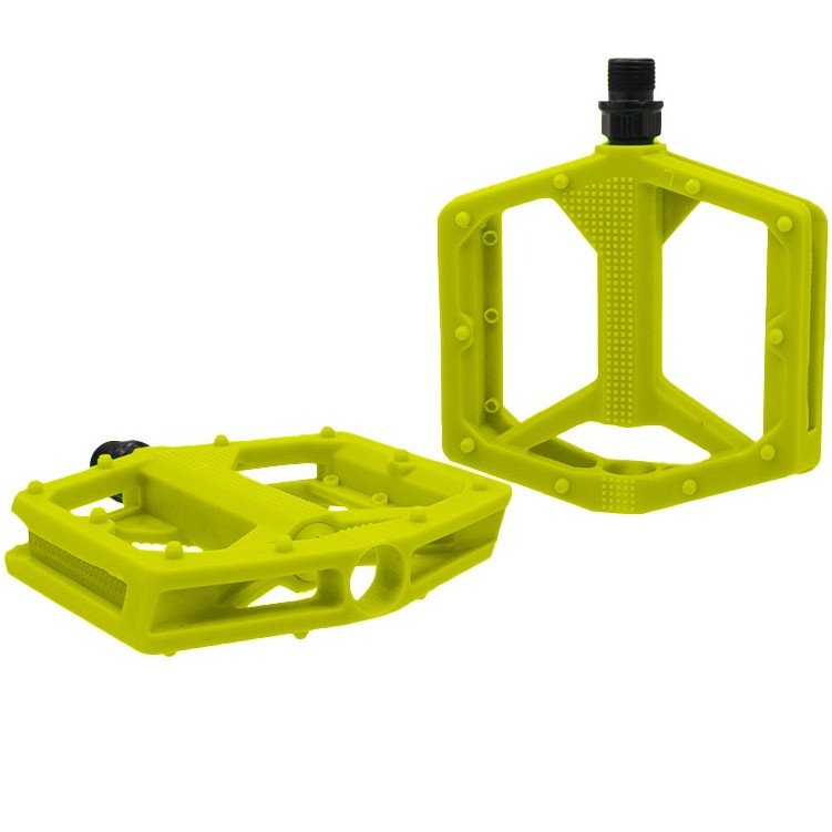 Detalhes do Par de Pedal Bicicleta Bike Mtb Bmx 9/16 Plataforma Nylon Com Bucha Du Rosca Grossa Azul Vermelho Verde Roxo Laranja