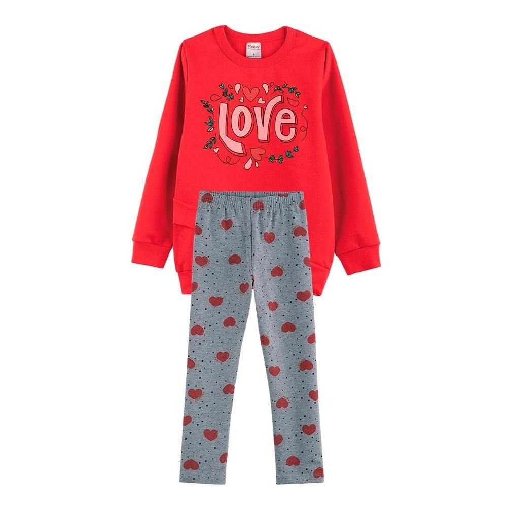 Conjunto Infantil Menina Bebe Legging Blusa Casaco Moletom