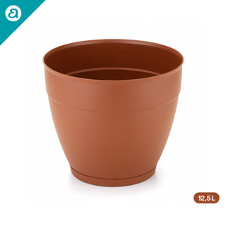 Vaso Redondo Plástico Extra Grande 12,5L com Prato Anti-Dengue para Jardim Varanda e Interior em Oferta na Shopee