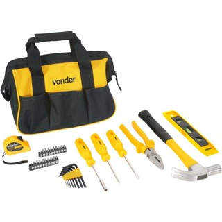Jogo Ferramentas 36 Peças Com Bolsa Vonder em Oferta na Shopee