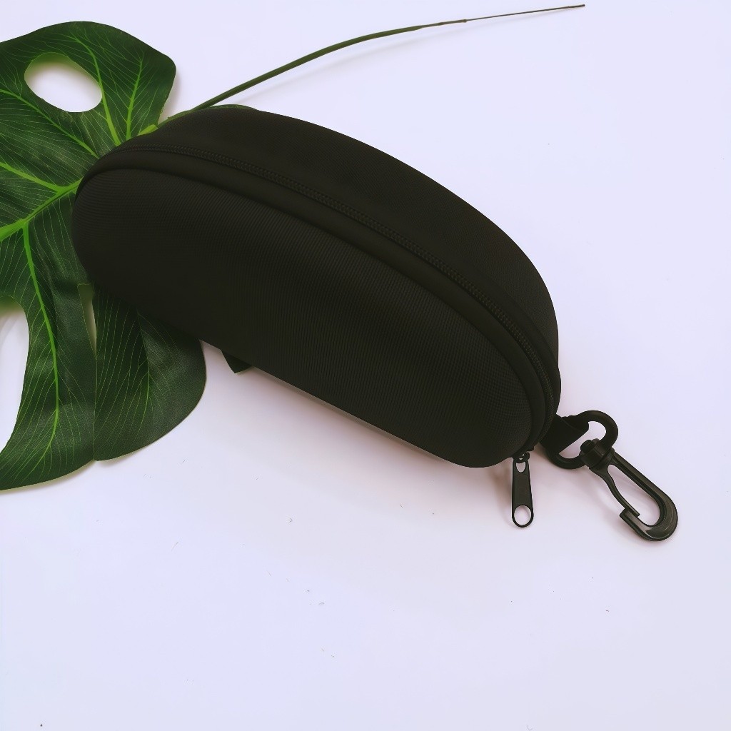 Estojo Rígido para Óculos – Preto com Zíper 🖤 SEM GANCHO em Oferta na Shopee
