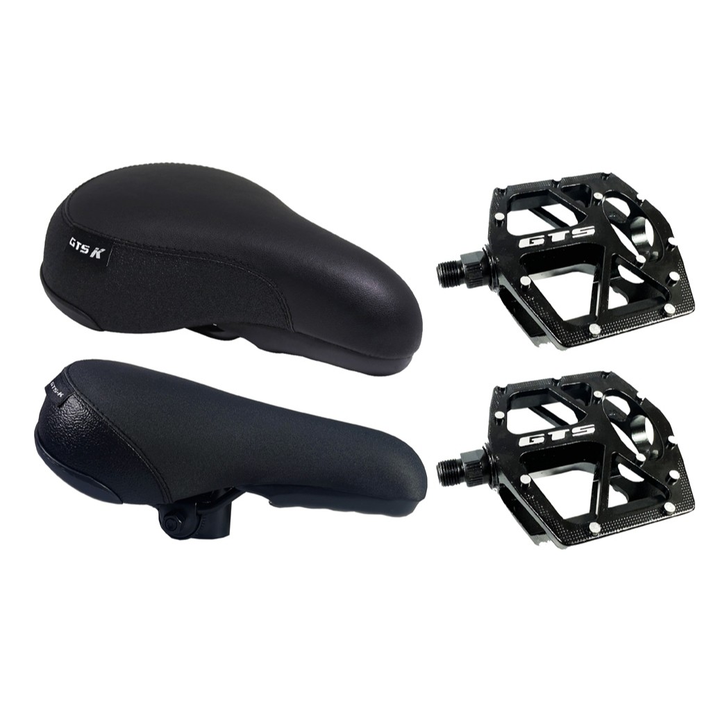 Kit Banco Selim Gts-k Ddk 243 Jump BmxFreeride+pedal Aluminio Bmx para Grau bike