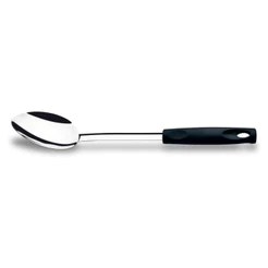 Colher para Arroz 30,5cm Linha Asti cabo preto Brinox - 2221/301