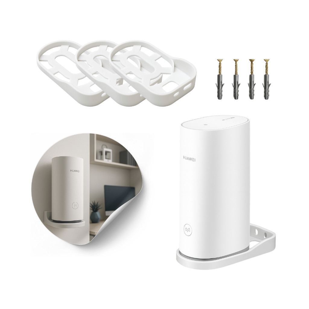 3 Suportes De Parede Para Roteador Huawei Wifi Mesh 3 WS8100