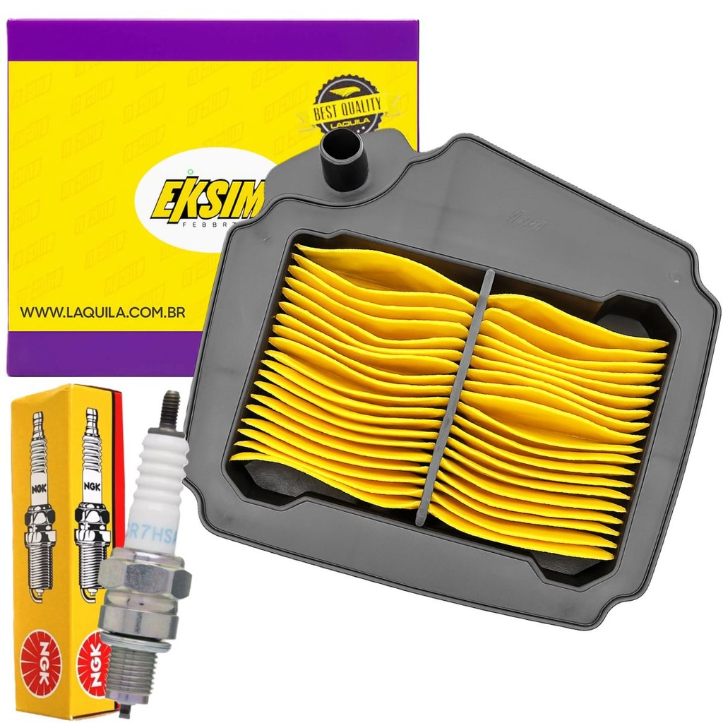 Filtro de Ar + Vela Ngk Neo 115 2004-2013