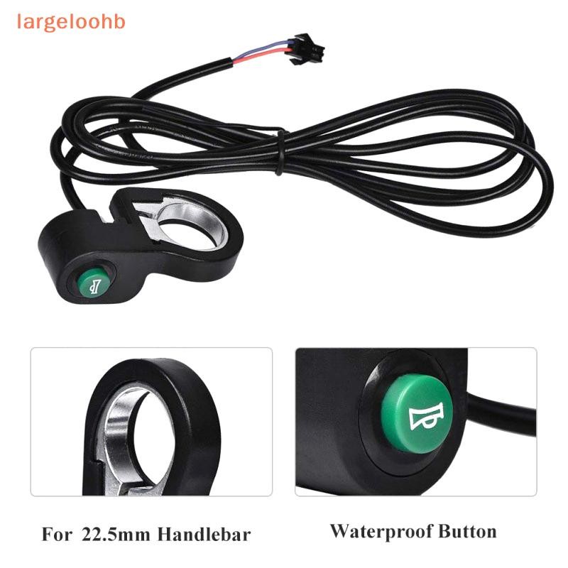 [largeloohb] Botão De Sinal De Buzina De Plástico Para Motocicleta , Scooter , Bicicleta , Universal , 22.5 Mm , Elétric