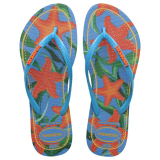 CHINELO HAVAIANAS SLIM TROPICAL LOGO METALICO VERÃO em Oferta na Shopee