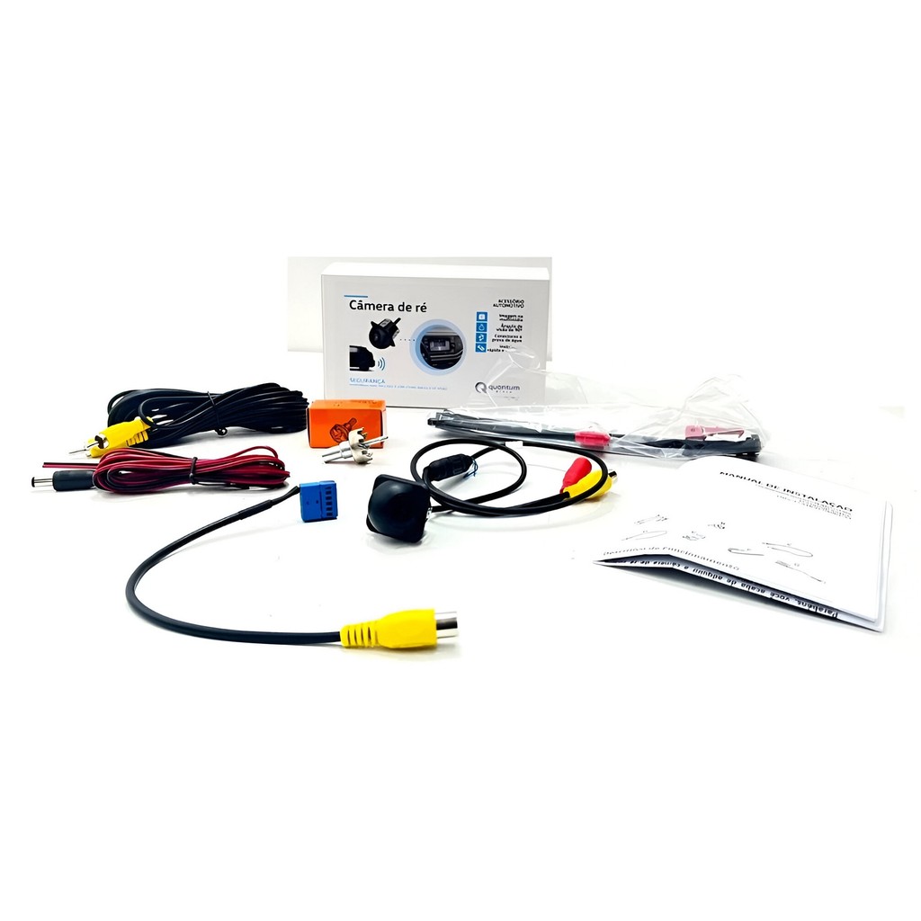 Kit Câmera de Ré Volkswagen Polo Track 2023 a 2026