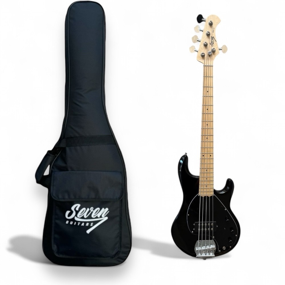 ContraBaixo Seven SBM 57 - 5 Cordas BK Preto C/Bag em Oferta na Shopee
