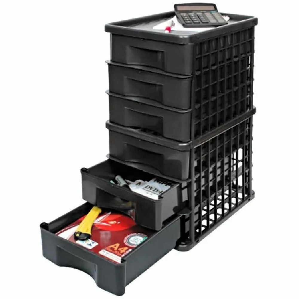 Organizador plástico com 6 gavetas - GV39 São Bernado - Home & Living