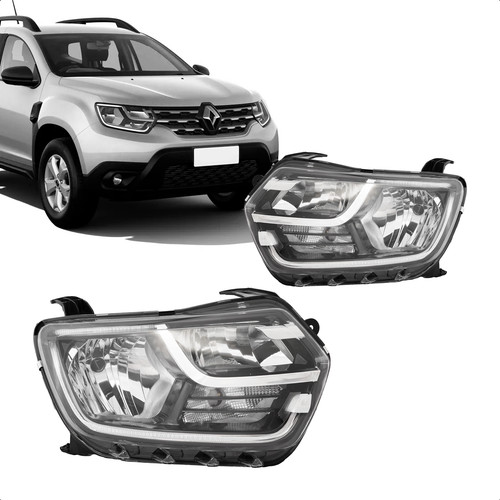Farol Duster 2021 2022 2023 2024 Manual C/led C/reator