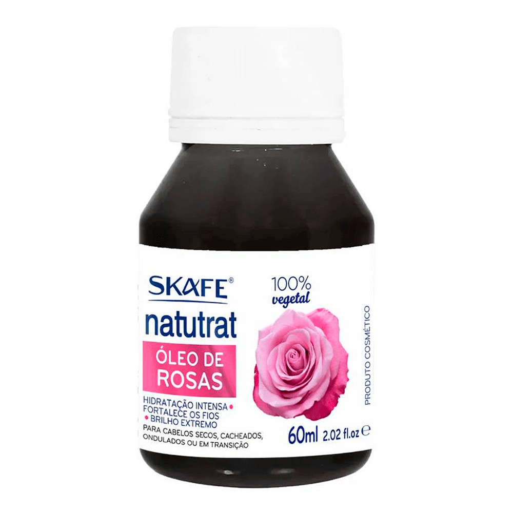 Óleo Capilar Skafe Natutrat SOS Rosa Mosqueta 60ml - Beauty