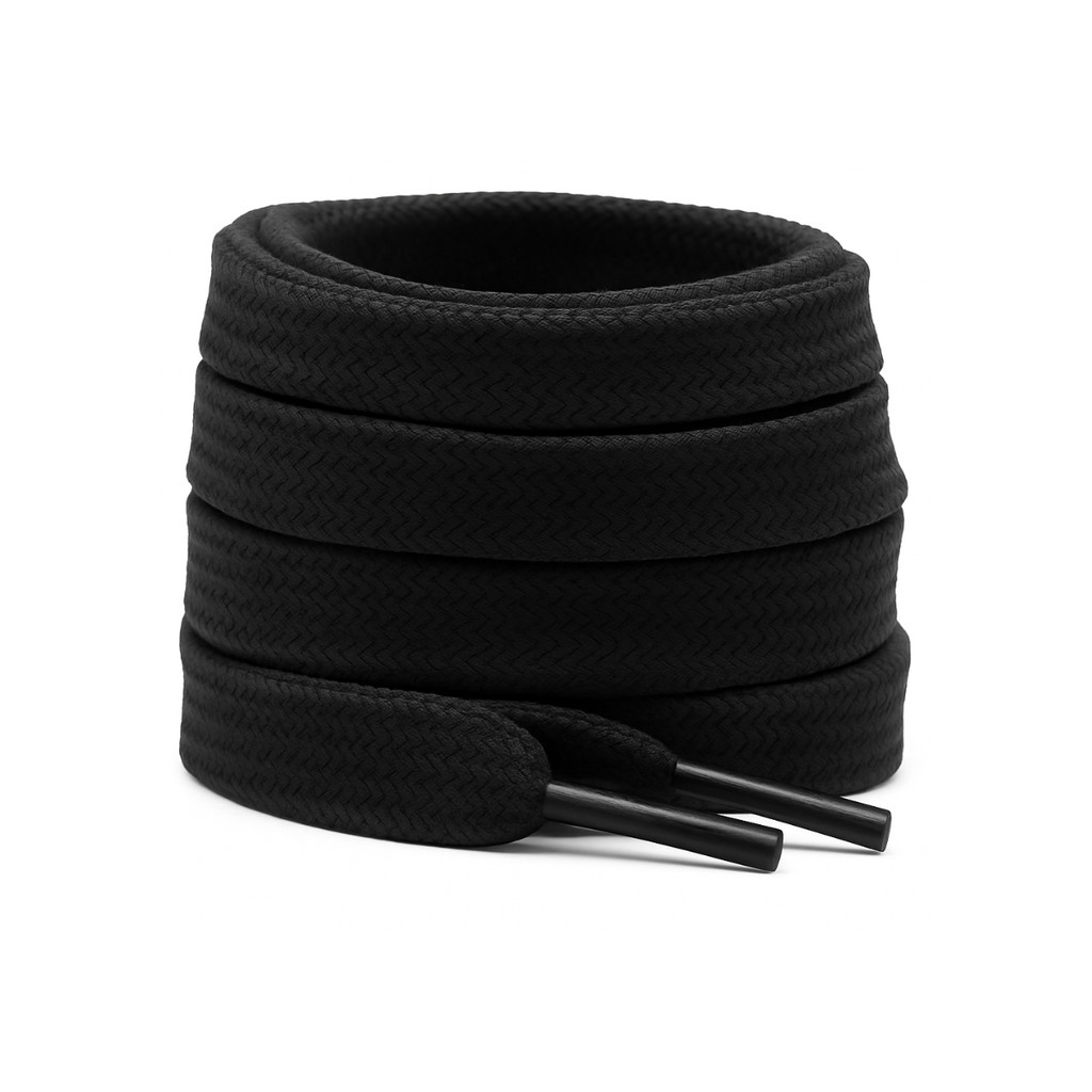 Kit 2 Pares Cadarço Largo Grosso Estilo Bboy – Moda Urbana Streetwear Fat Lace 17mm