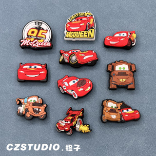 Encantos De Sapato De Carro De Desenho Animado-Acessórios De Tamanco DIY , Pinos Inspirados Em McQueen 3D Para Amantes D em Oferta na Shopee