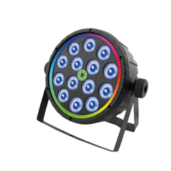 Canhão Refletor LED RGB 80W Controle DMX Voz Autônomo Palco Festa Onistek ON-LP185