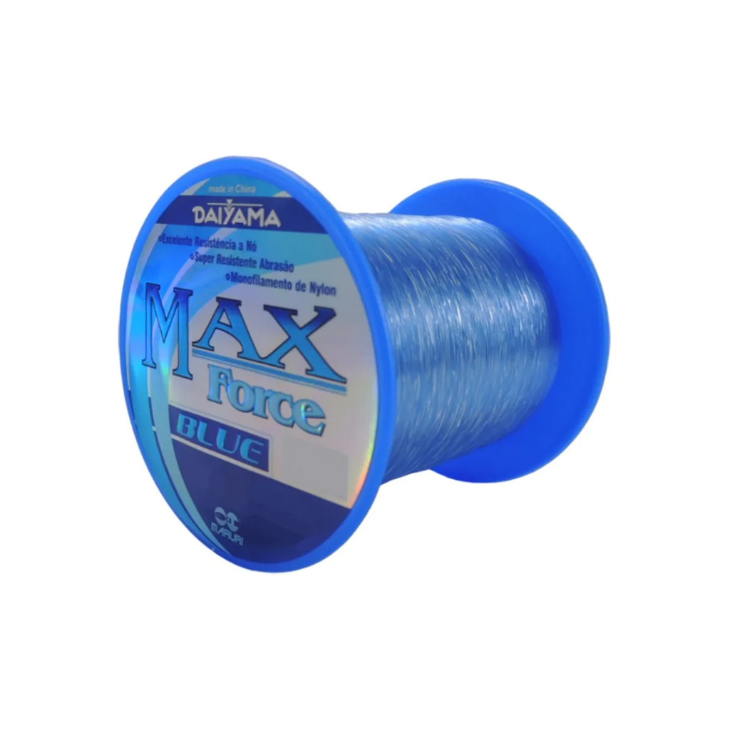 Linha Monofilamento Max Force Blue 0.40mm 500m