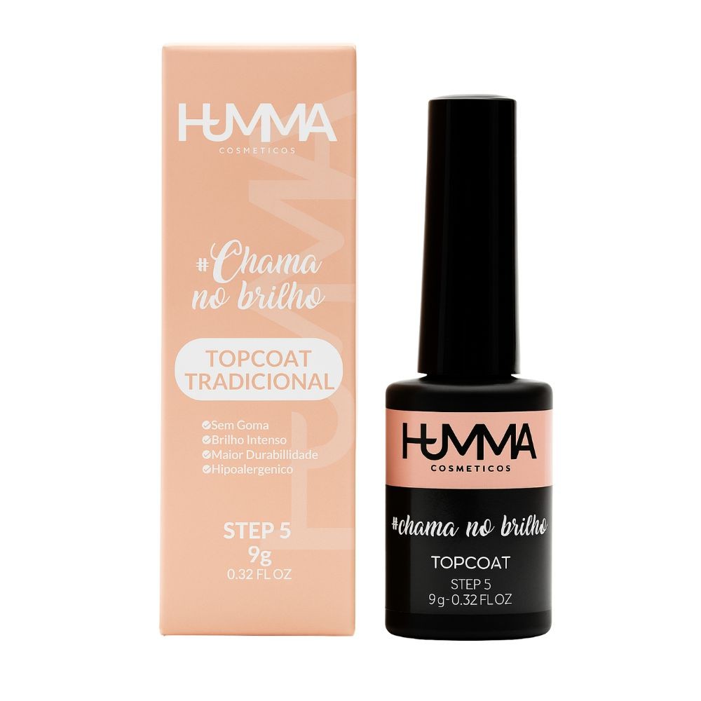 Humma - Top Coat Tradicional (Sem TPO) 9g - Chama no Brilho em Oferta na Shopee