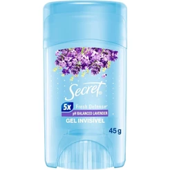 Desodorante Antitranspirante Secret Em Gel Lavender Com 45g