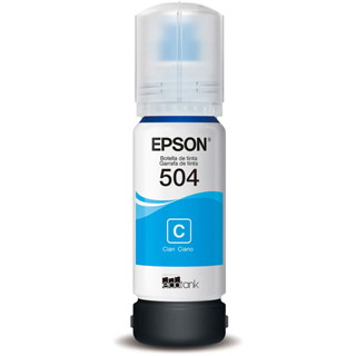 Garrafa de tinta Epson 504, 70 ml, Ciano, T504220-AL - 0071912-01 em Oferta na Shopee