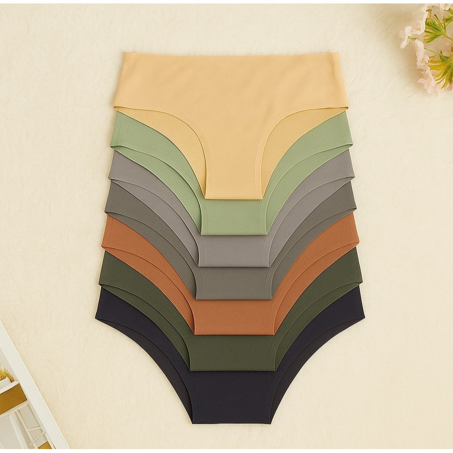 KIT 10 Calcinhas Corte a Laser Cós Sem Costura Conforto Lingerie