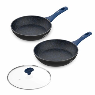 Panelas Ichef Home Azul Sauté Grand 24cm e Sauté Petit 20cm com Tampa 24cm em Oferta na Shopee