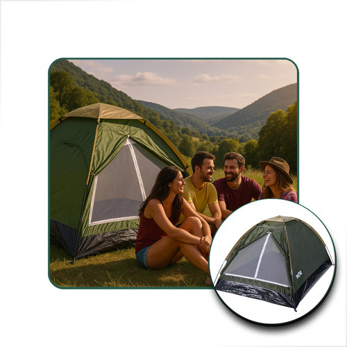 Tenda Barraca Iglu Para 2 Pessoas Camping Acampamento Mor