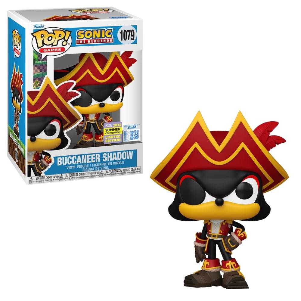 Boneco Funko Pop! SDCC25 Sonic the Hedgehog - Pirata Shadow em Oferta na Shopee