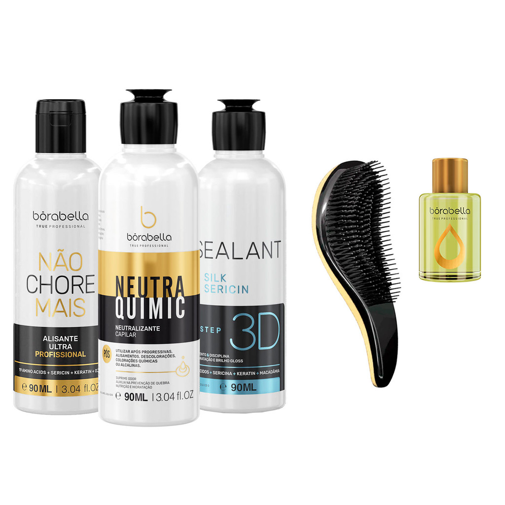 Borabella NCM P2 + Neutraquimic+Selagem 3D 90ml +Escova/Óleo