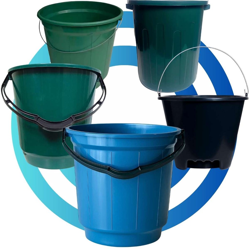 Baldes Para Limpeza Plástico Multiuso Com Alça Casa Diversos Tamanhos Unidade