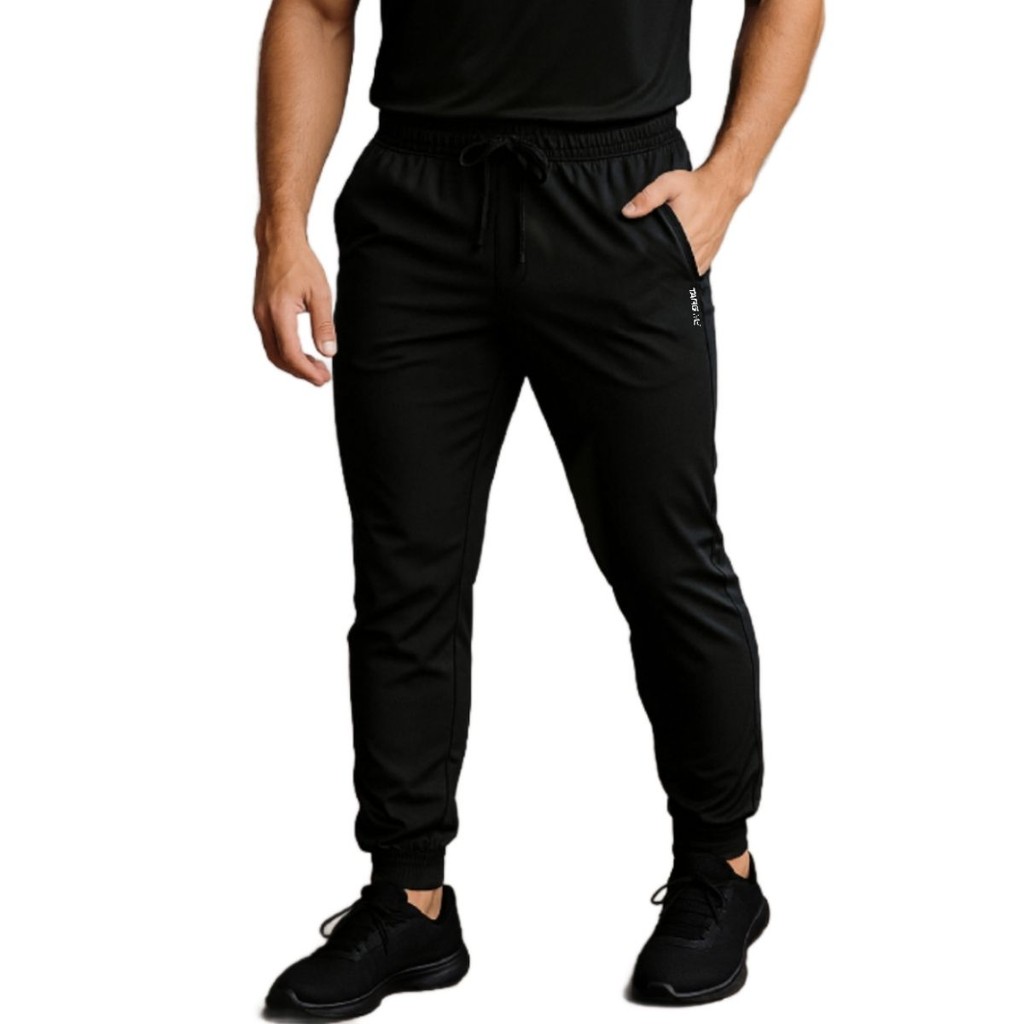 Calça Jogger Masculina Academia Poliamida com Bolsos Treino Targ Me Calça Corrida Fitness de Treinar