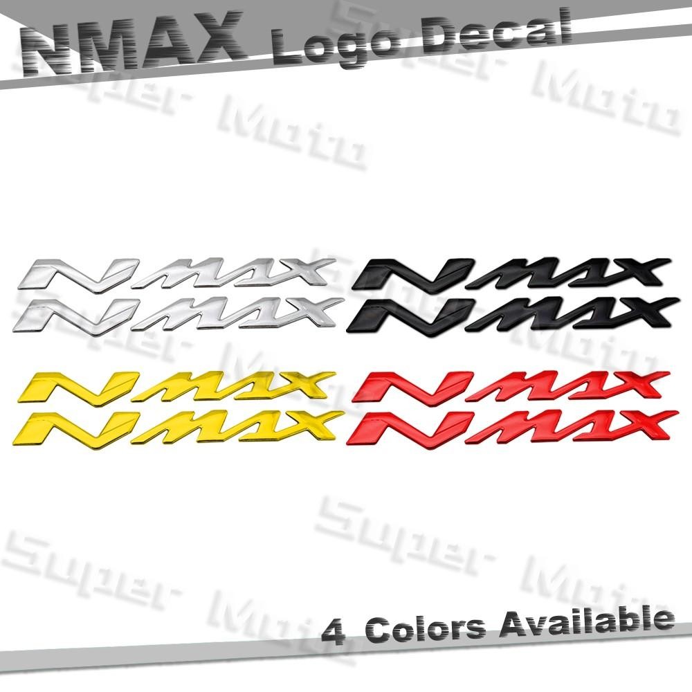 Para Yamaha n-MAX125 max150 max155 nmax160 cc Abs max 3D Motocicleta Adesivo Scooter Emblema Logotipo Decalque Acessório