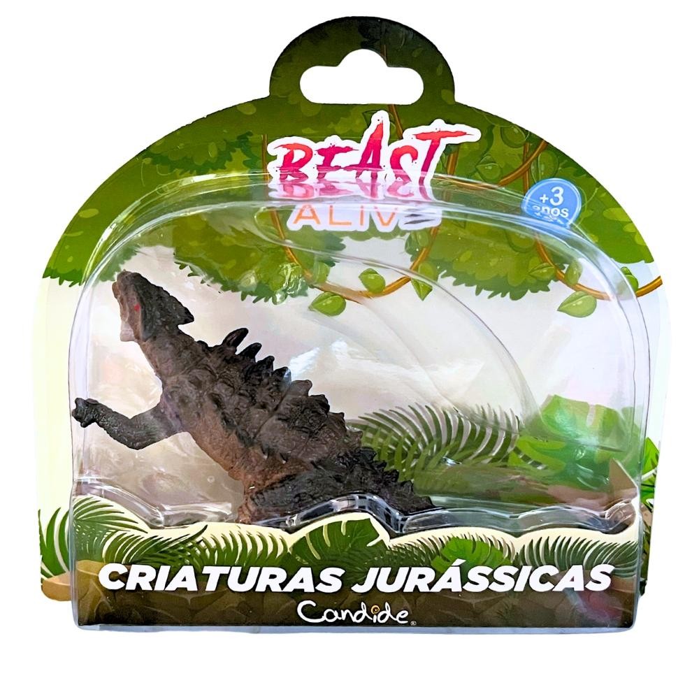 Dinossauro Beast Alive Criaturas Jurássicas Ankylosaurus em Oferta na Shopee