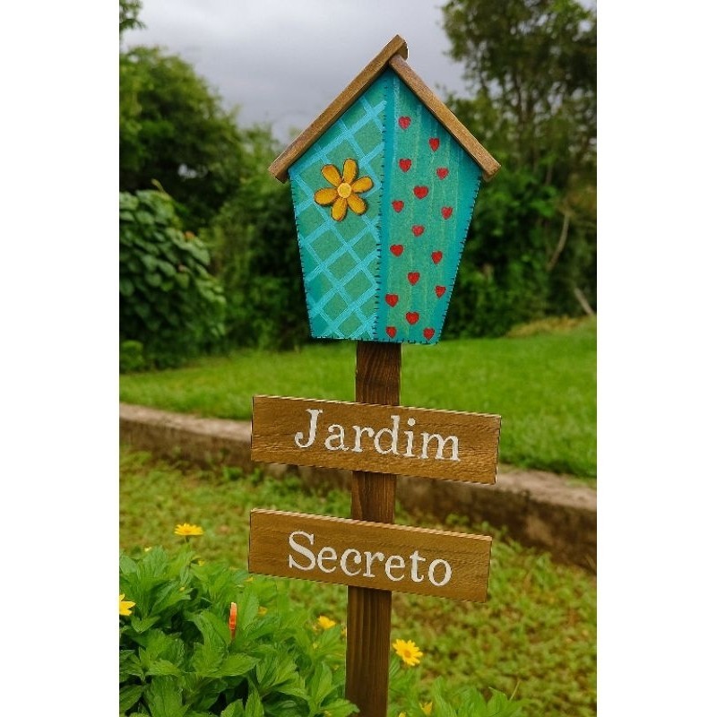 Placa para jardim/estaca para jardim- decoração de jardim