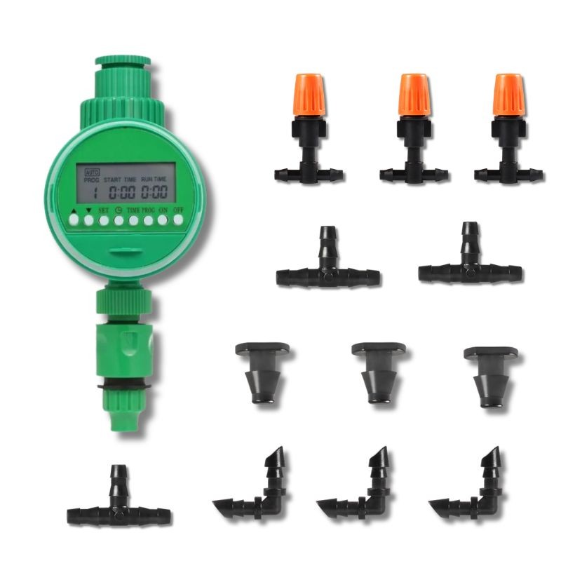 Conjunto Bicoss Nebulizador Aspersor 4mm  + Temporizador Automático