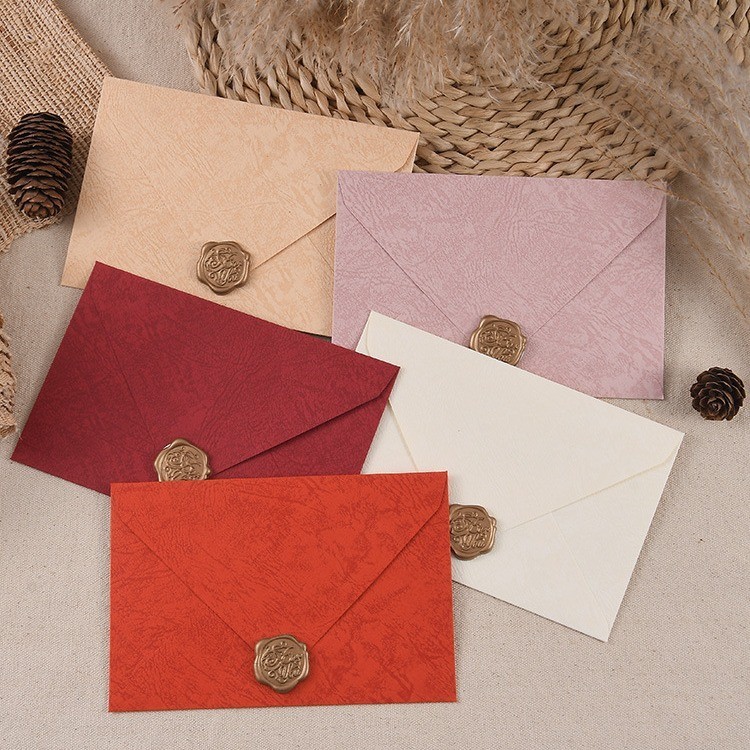 Envelope De 10pcs Envelopes Para Cartas Faça Você Mesmo Embalagem De Presente Feita À Mão Casamento Convite De Festa Capa De Cartão Dinheiro Papelaria
