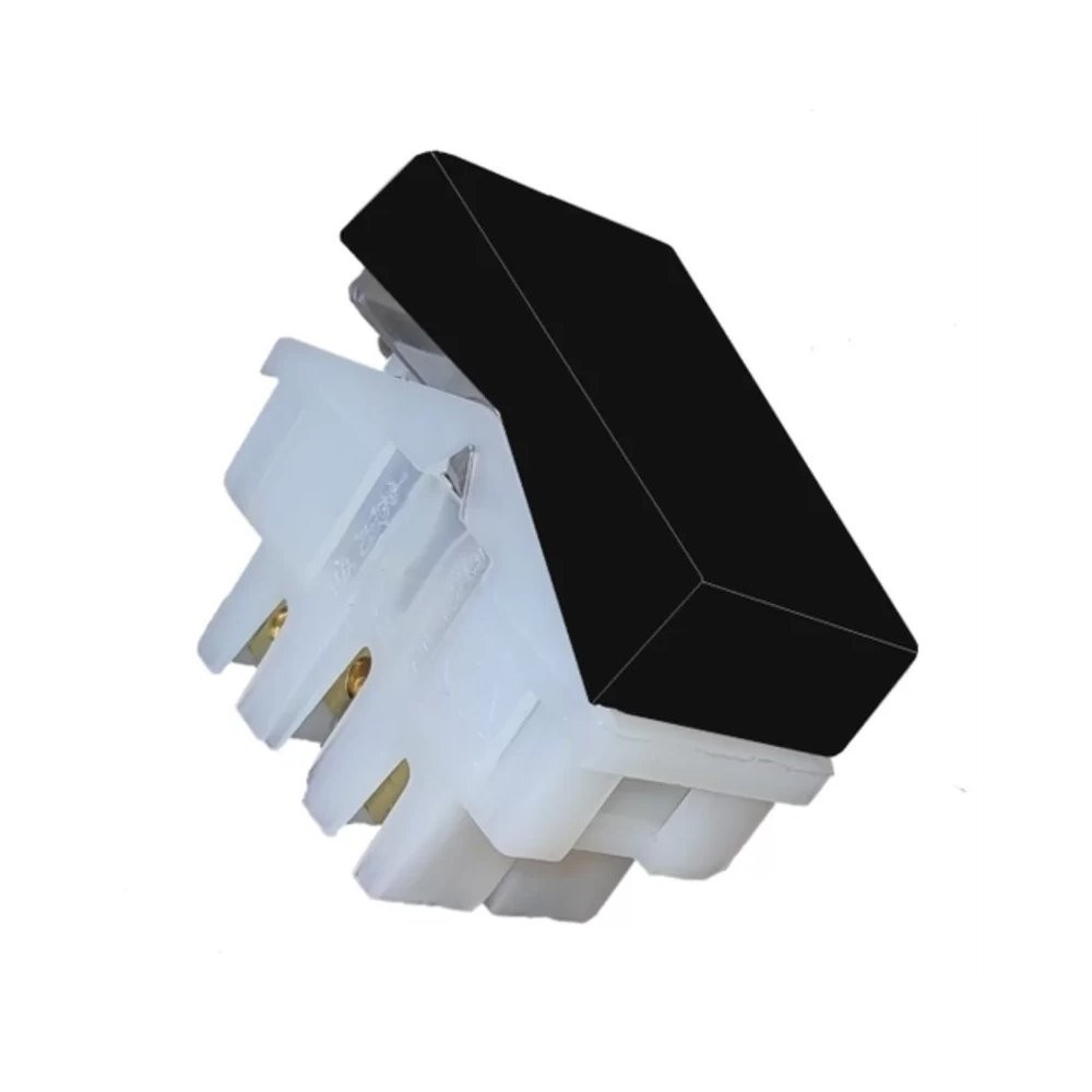 Módulo Interruptor Paralelo 10A Preto 51010-2 Pezzi Linha 50.000