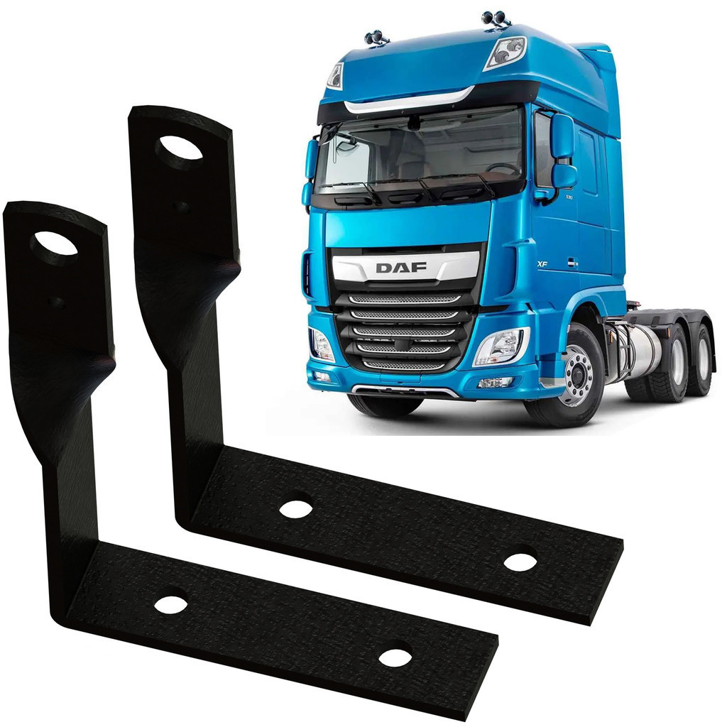 2 Suporte Traseiro para Antena Px Caminhão Carreta Daf Xf Cf