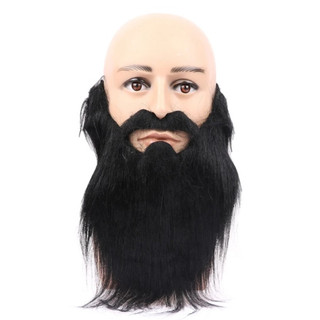 Barba Longa com Bigode Disfarce Fantasia Lenhador Barbudo Cosplay Diversão