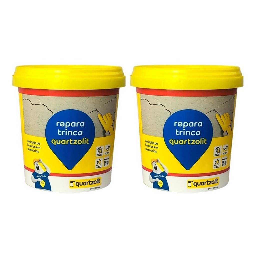 2 Repara Trinca Sela Trinca Veda Trinca Quartzolit 1,5kg