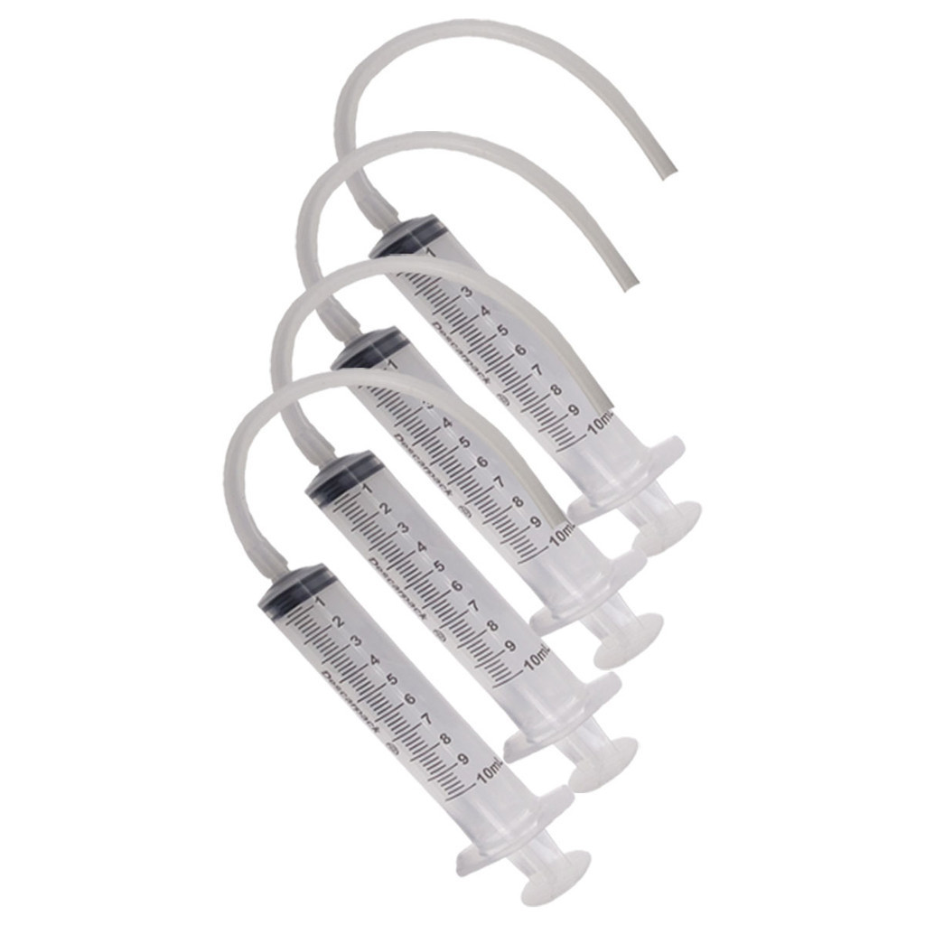 4x Seringa Mangueira Para Limpar Cabeçotes Impressoras 20ml