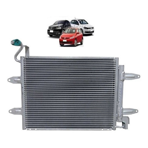 Condensador Do Ar Condicionado Gol G5 E G6 Fox Polo Voyage
