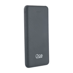 Carregador Portátil Power Bank i2GO 10000mah Cinza